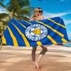 City Football Club Printed Microfiber Beach Towel, Soft And Absorbent, Quick-Dry, Ideal for Summer Travel, Beach Essential, Swimming Pool