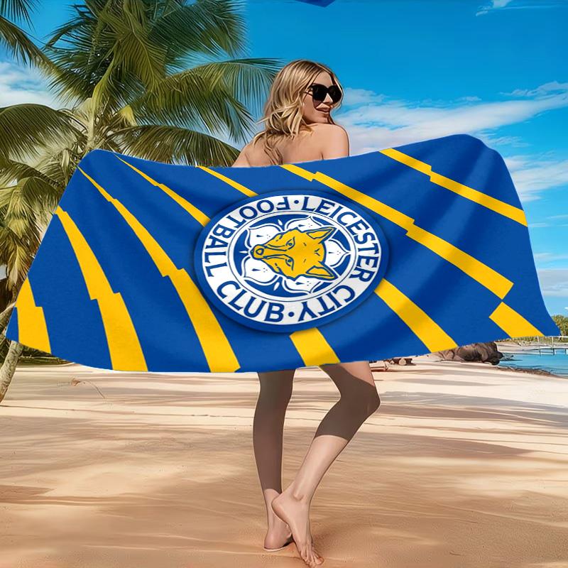 City Football Club Printed Microfiber Beach Towel, Soft And Absorbent, Quick-Dry, Ideal for Summer Travel, Beach Essential, Swimming Pool