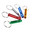 Outdoor Metal Multifunction Whistle Pendant With Keychain Keyring For Outdoor Survival Emergency Mini Size Whistles Team Gifts