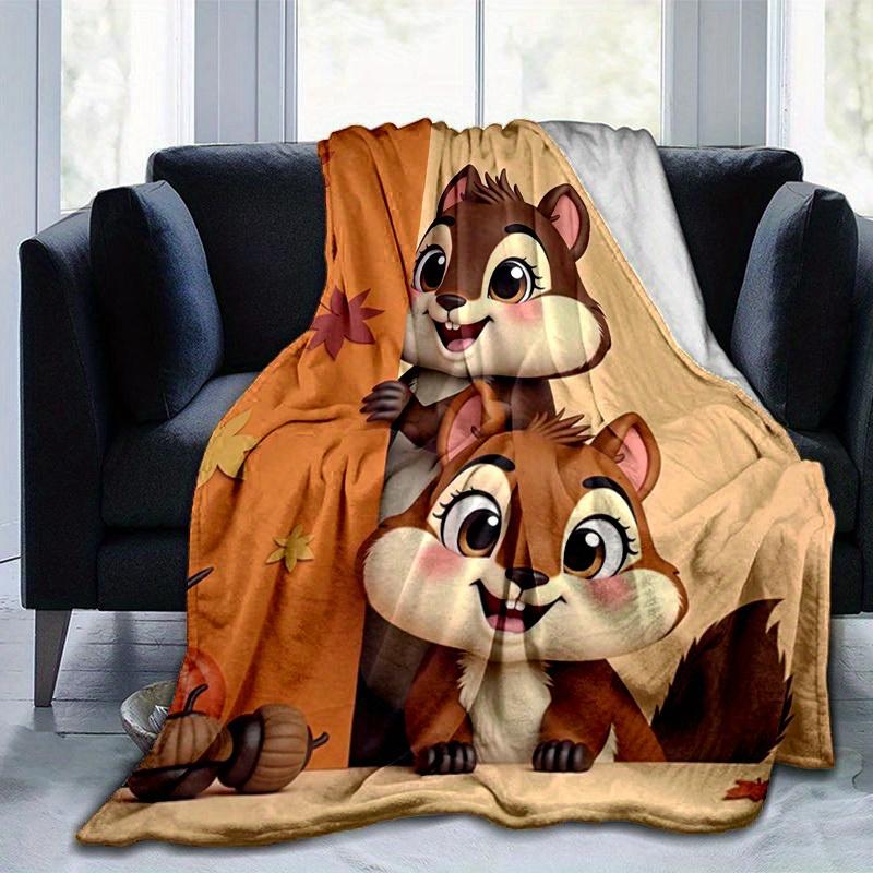 1pc Seasonal Home Decorative Blanket, Universal Comforter for All Seasons, Cartoon Blanket, for Decorating Your Own Sofa and Living Room, Su