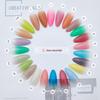 No-Wash High Saturation Gradient Gel Polish for Thick Color Painting & Powder Printing