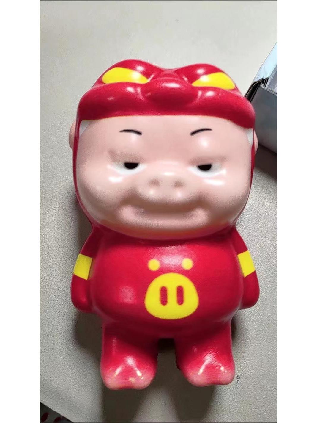 

Милая свинка сквиши медленно восстанавливающая форму игрушка-кукла для снятия стресса With Net Bag