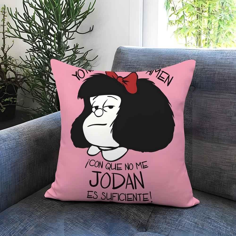 POPULAR M-MMafalda Cushion Cover Comfortable Reversible Pillow Cover Ideal for Car Sofa Bedroom & Beyond