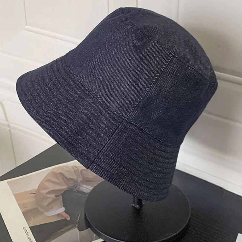 Japanese Style Reversible Bucket Hat Lightweight Breathable Polyester Unisex Adjustable For Outdoor Travel