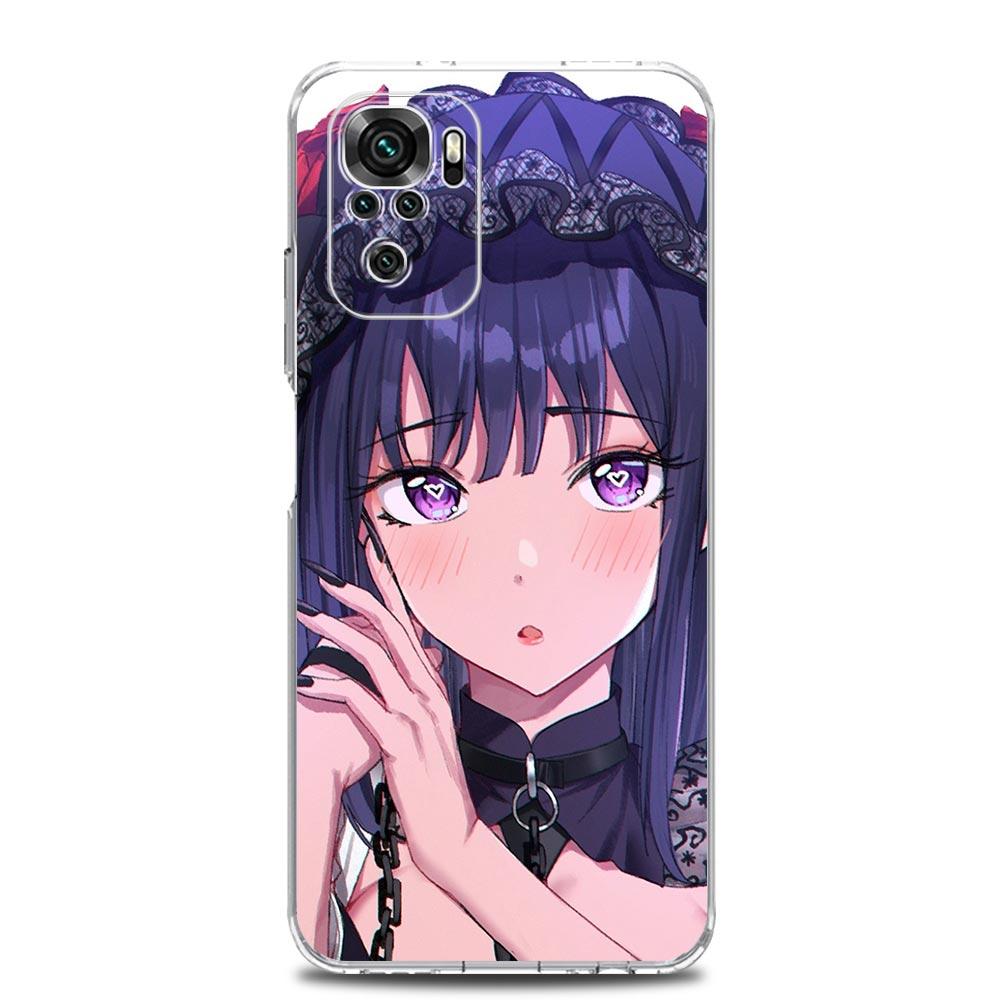 Japan My Dress Up Darling Anime Phone Case For Xiaomi Redmi Note 12 11 9S 9 8 10 Pro Plus 7 8T 9C 9A 8A K40 Gaming Clear Cover
