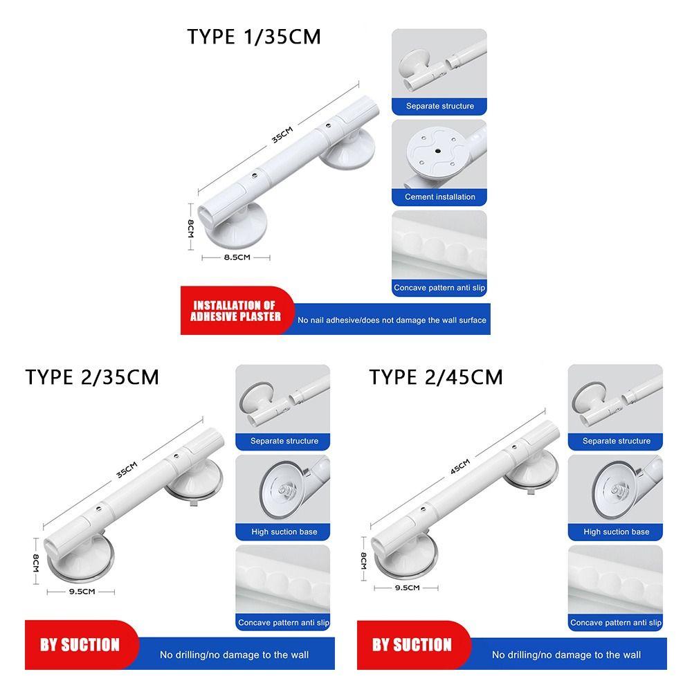 Mode Anti-Rutsch Handgriffe Duschwannen Haltegriff Sicherheitshilfe Badezimmer Badzubehör Sichere Griffe Handlauf Haltestange