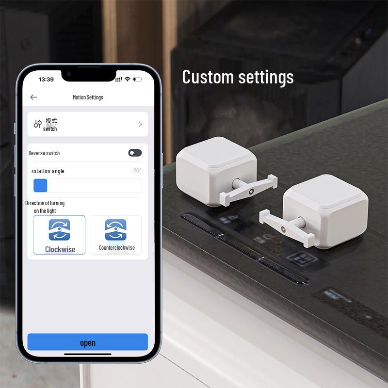 Mijia App-Compatible Smart Switch Finger Robot for Remote Light and Elevator Control