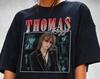 Koszulka Thomas Raggi retro Maneskin koszulka filmowa, Retro Eurowizja, Victoria, zitti e buoni koszulka filmowa, Koszulka z okrągłym dekoltem Gossip, Koszulki