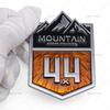 Cross-country Mountain 4X4 Emblem Grille Car Badge Stickers Metal Decal For Jeep Grand Cherokee Wrangler Toyota Highlander wq1