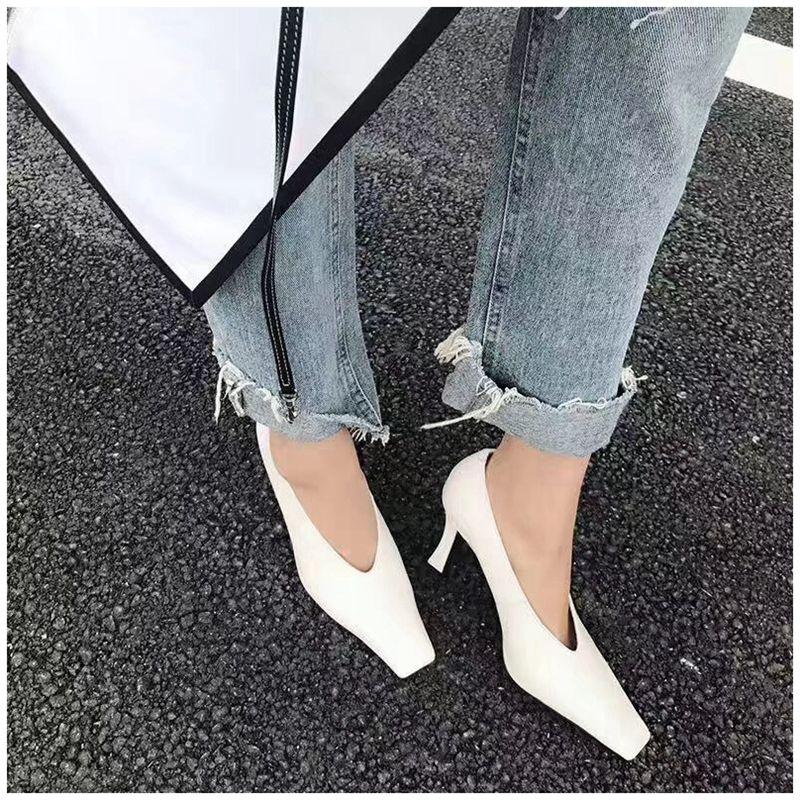 Fashion SUOJIALUN Brand High Heels Women Pump Elegant Shollow Pointed Toe Office Ladies Shoes High Quality Sexy Party Pump Shoes