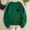 Women Hoodies & Sweatshirts Thick Velvet Round Neck Hoodie Winter Warm Pullover Casual Sweatshirt