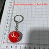 Unique Sports Keychain Resin Football Basketball Volleyball Charm Creative Decoration Gift For Coaches Players Fan