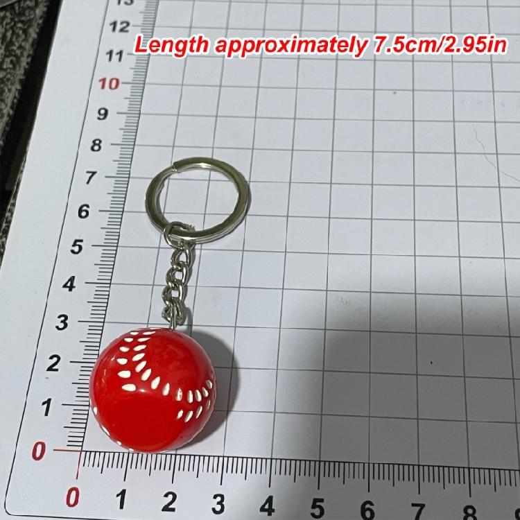 Unique Sports Keychain Resin Football Basketball Volleyball Charm Creative Decoration Gift For Coaches Players Fan