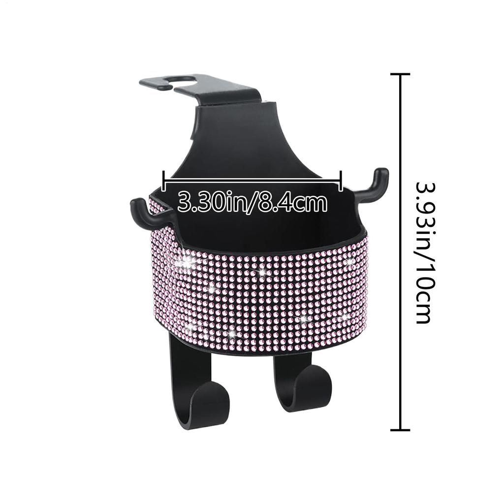 Headrest Hooks For Car Interior Storage Cup Holder Purse Hanger For Car Daily Commuting Road Trip Travel Family Outing Vacation