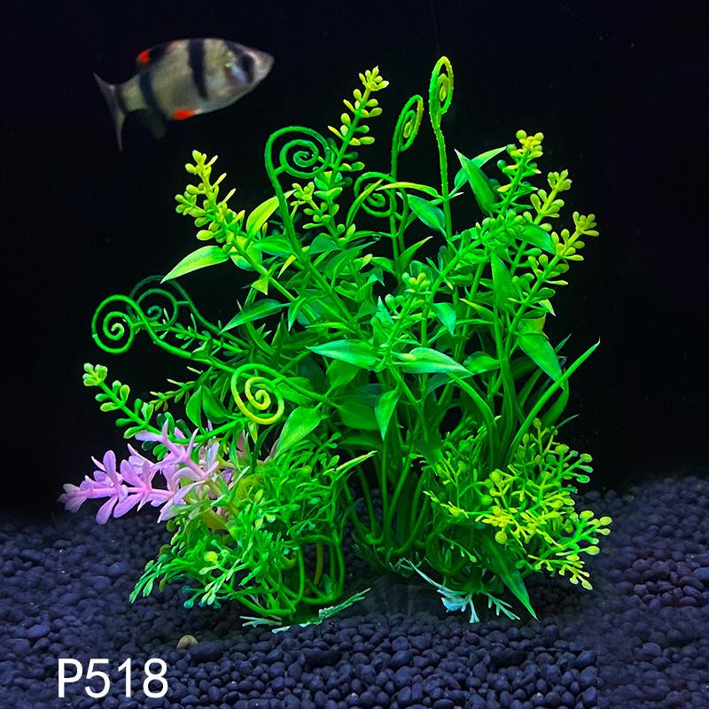 Plastic Water Decoration Plant Aquarium Plants Fish Simulation Aquatic Tank Landscape Fake Aquatic Micro Landscape Decoration