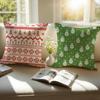 Christmas Snowflakes Cushion Cover Pillowcase Antidustmite Invisible Zipper Short Plush Sofa Cushion