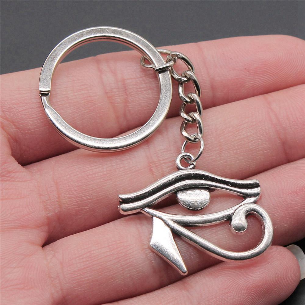 28mm Key Ring Hamsa Hand Eye Of Horus Wedding Jewelry Findings QY025