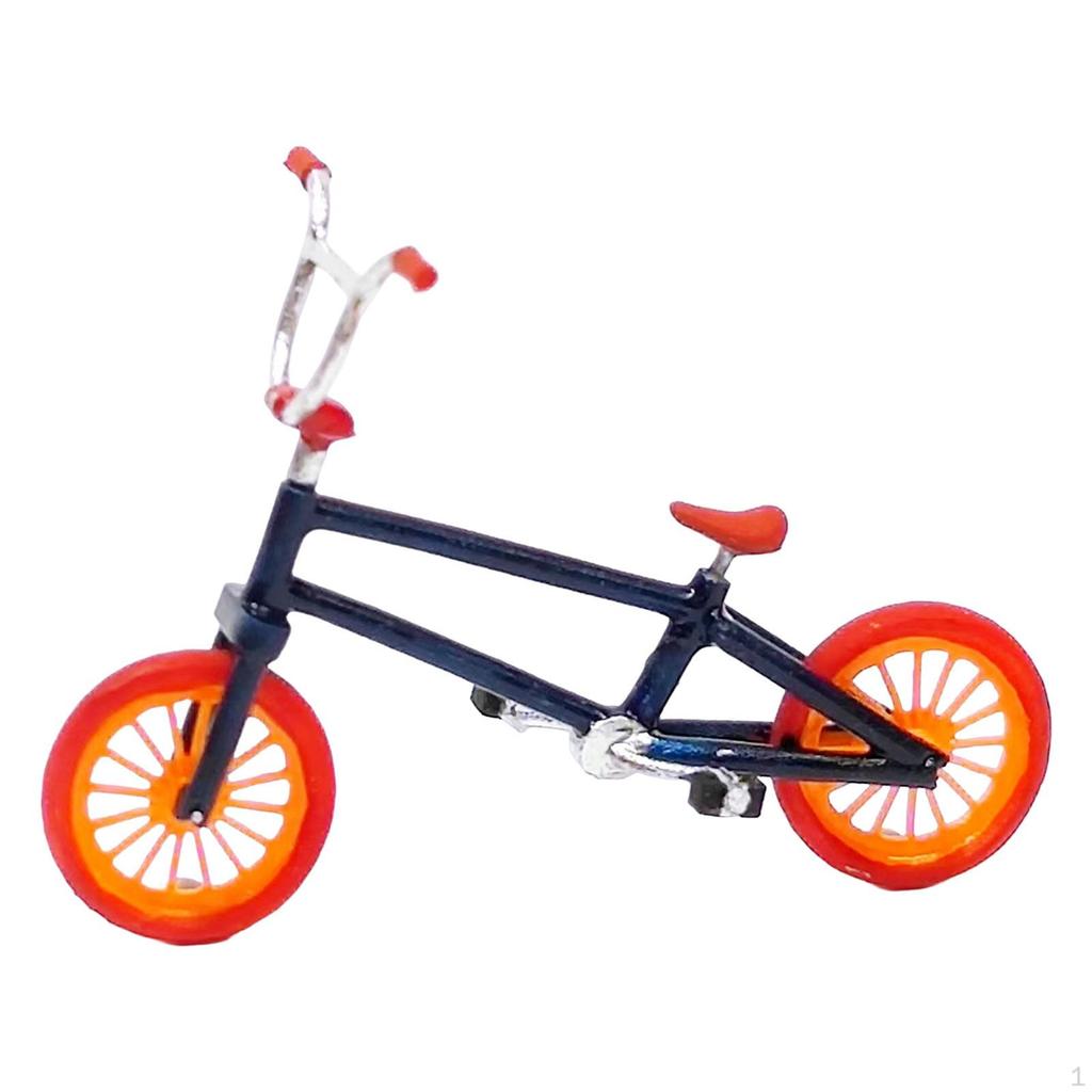 Bicycle Model Vehicles Model, Mini Road Toys, Office Home Office, Miniature Figurines,