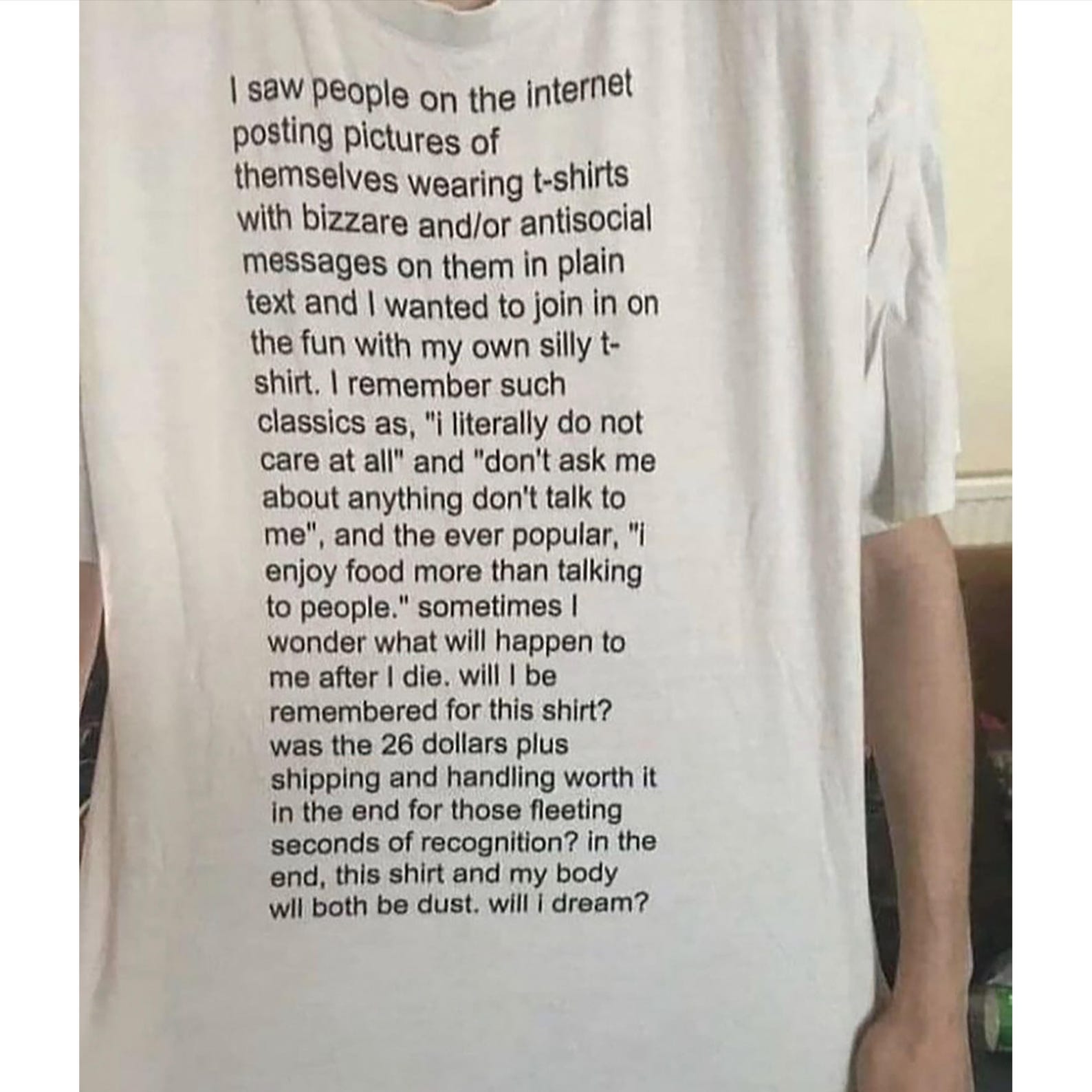 People on the internet t-shirt 2XL
