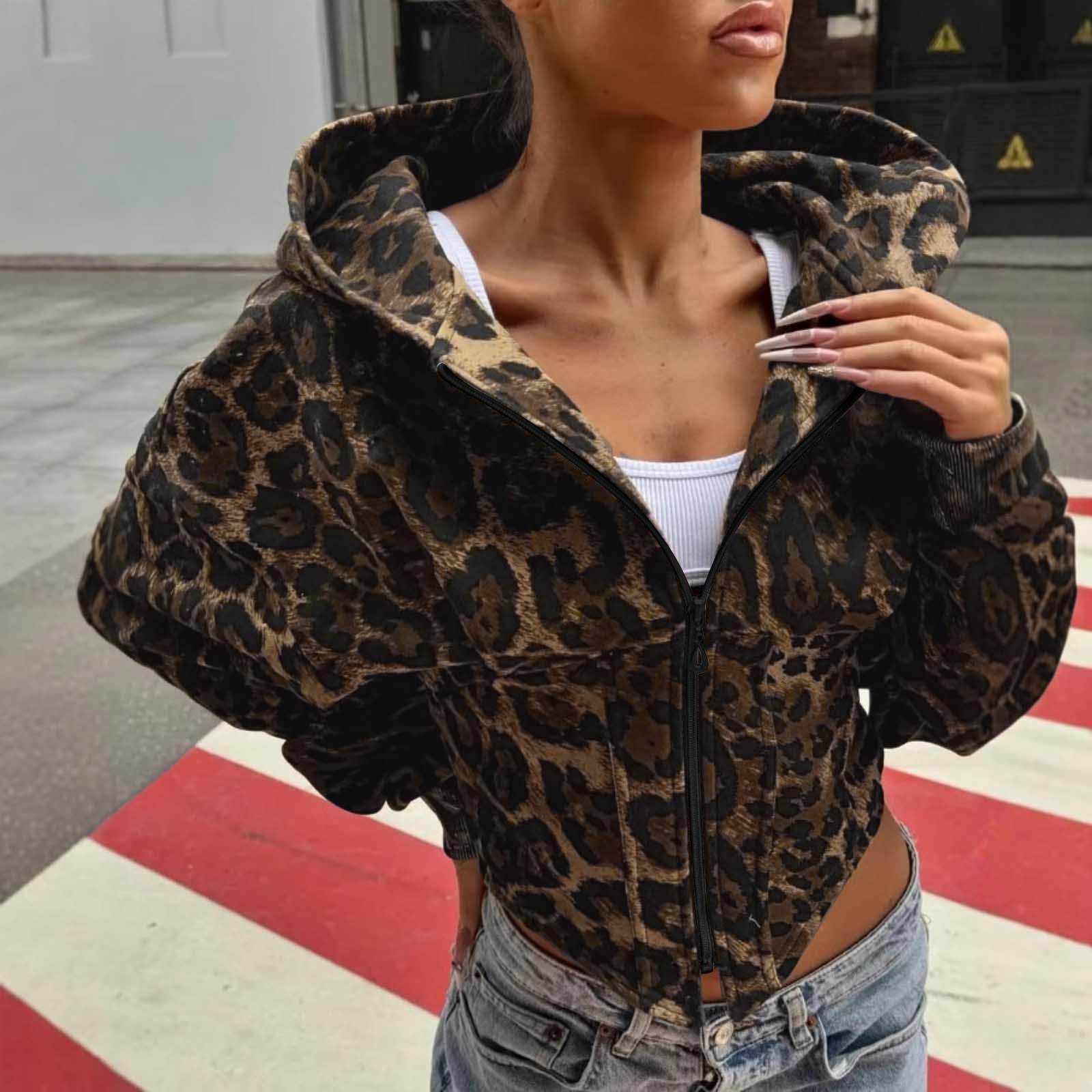 Zippered Hooded Longsleeved Printed Sweatshirt With Irregular Waist Design Fashionable Sweatshirt Cardigan XL 2390₽