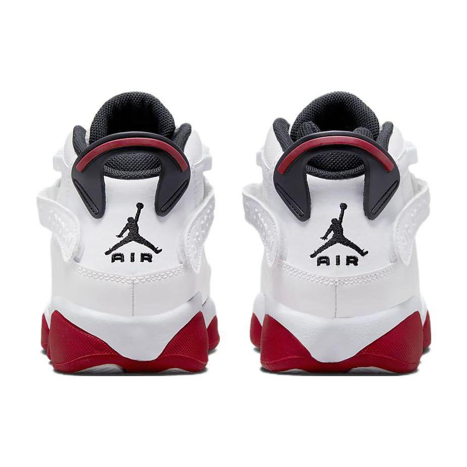 Air Jordan 6 Rings GS Blanco Rojo Universitario 323419-160