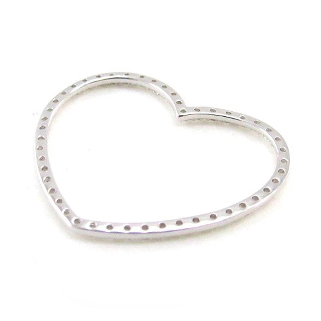 Les Trésors De Lily [I9764] - Silver Pendant 'Love Divine' Silver White - 28x23 Mm