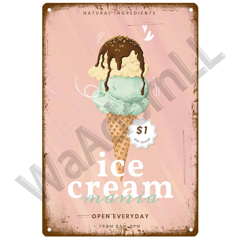 

Ретро-столовая Жестяная вывеска Плакат Винтажные настенные постеры Металлическая вывеска Декоративная настенная тарелка Кухонная табличка Металлические винтажные аксессуары для декора 20x30cm