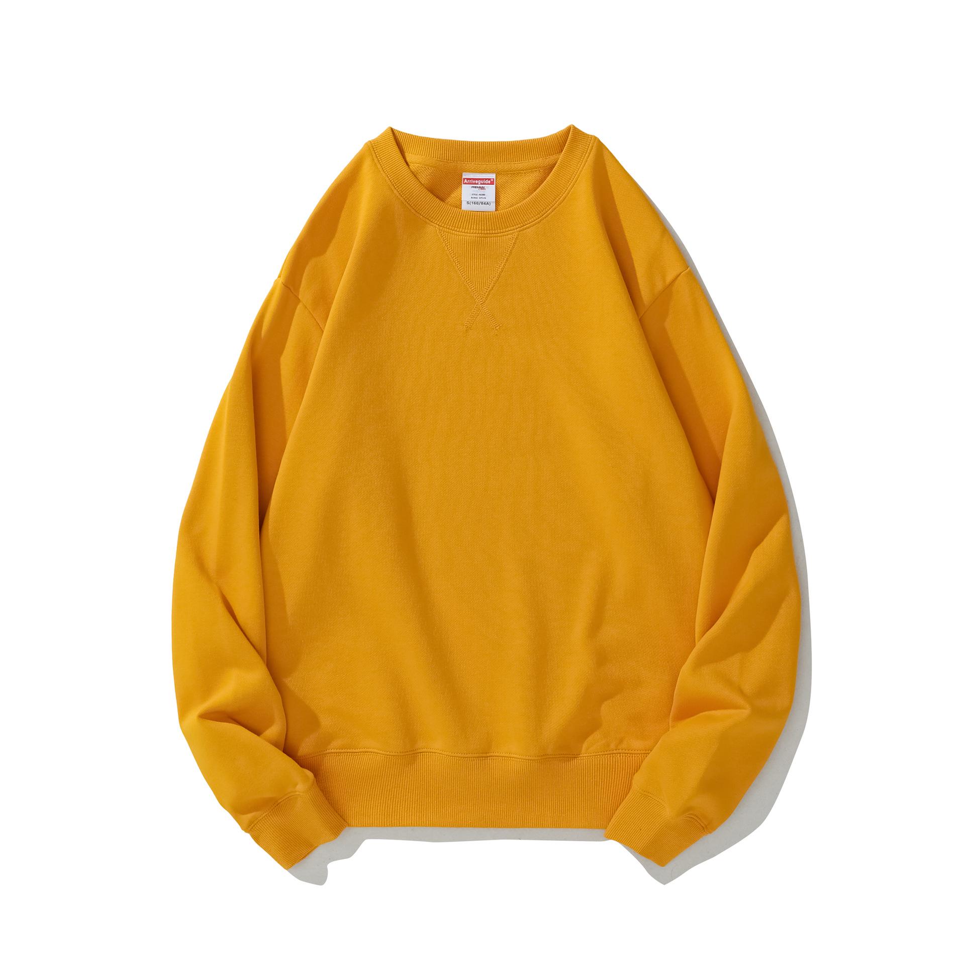 

Unisex All-Cotton Terry Round Neck Sweatshirt, 380g, Tight-Knit 3XL