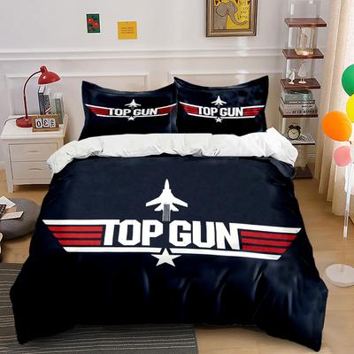 Airplane with "Top Gun". Bedding Sets Duvet Cover Sets Duvet Covers Pillowcases(1*Duvet Cover 2*Pillowcases Without Duvet Insert)