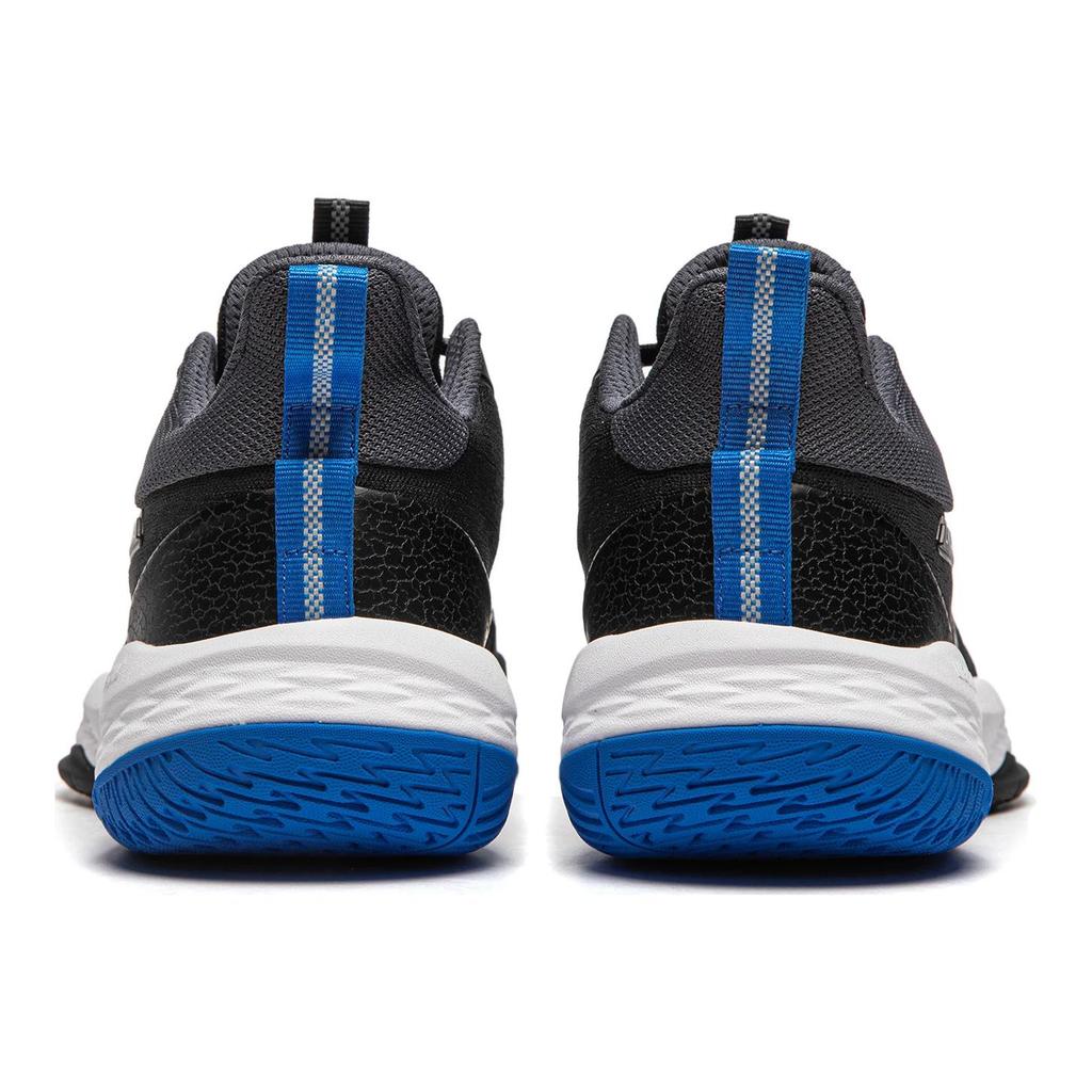 Li Ning Kids Long Fist V3 Low Top Shock Absorbing Basketball Shoes Kids Sneakers Black YKBU066-5