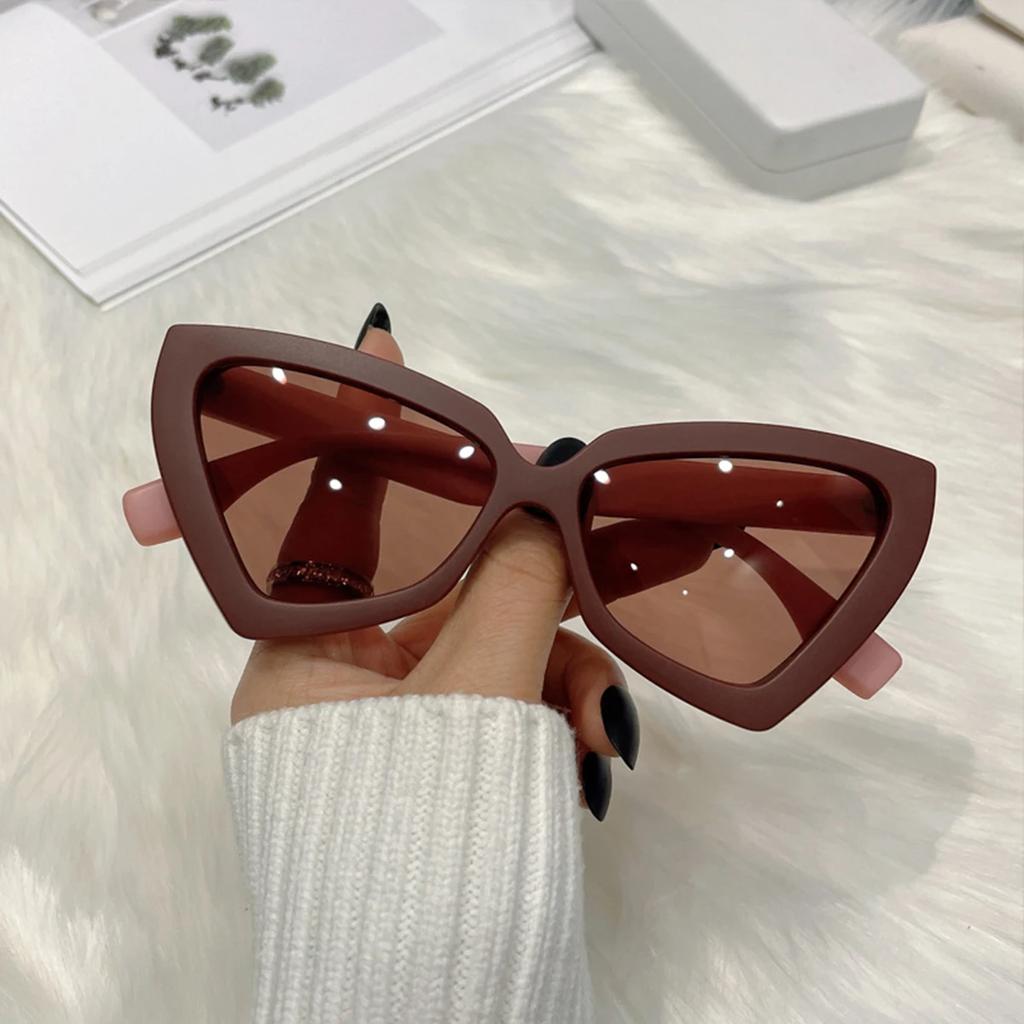 Polygon Sunglasses for Women Men Vintage Glasses Retro Cat Eye Sun Glasses Female Male Eyewear Summer Eye Glasses Gafas De Sol