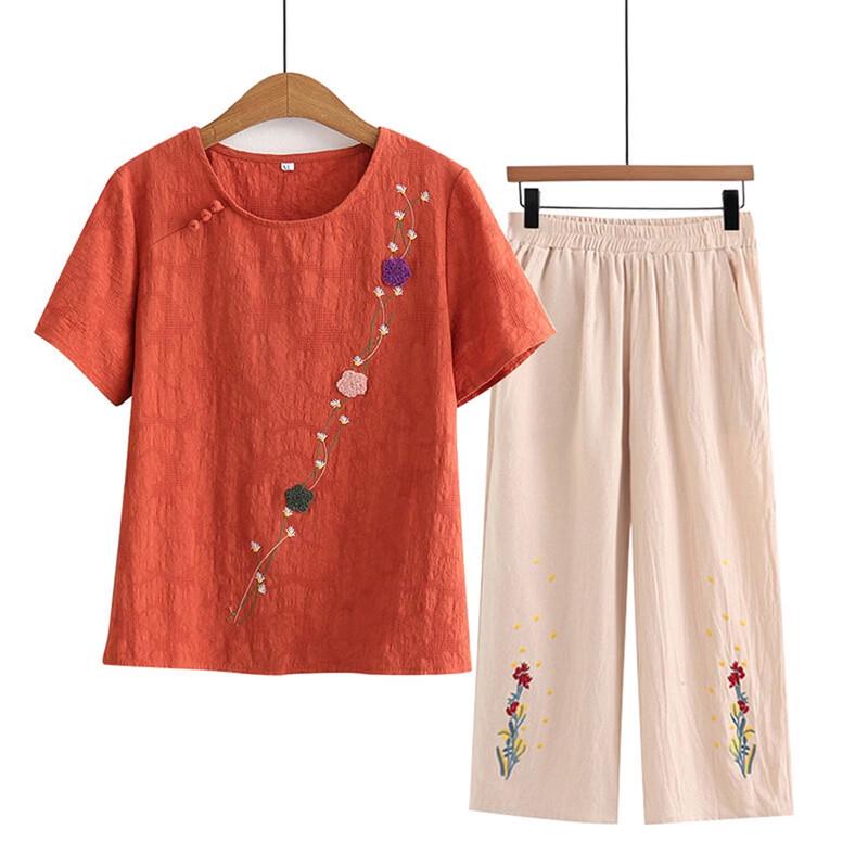 Women's 100% Cotton Summer T-Shirt & Set