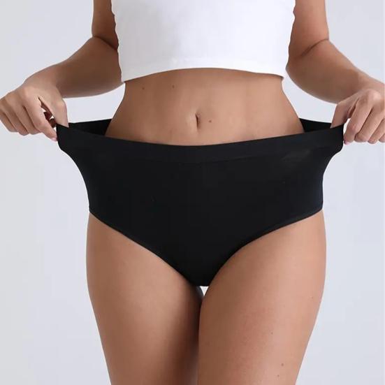 Women's Cotton Underwear High Waisted Tummy Control Full Coverage Panties Ladies Soft Stretch Briefs