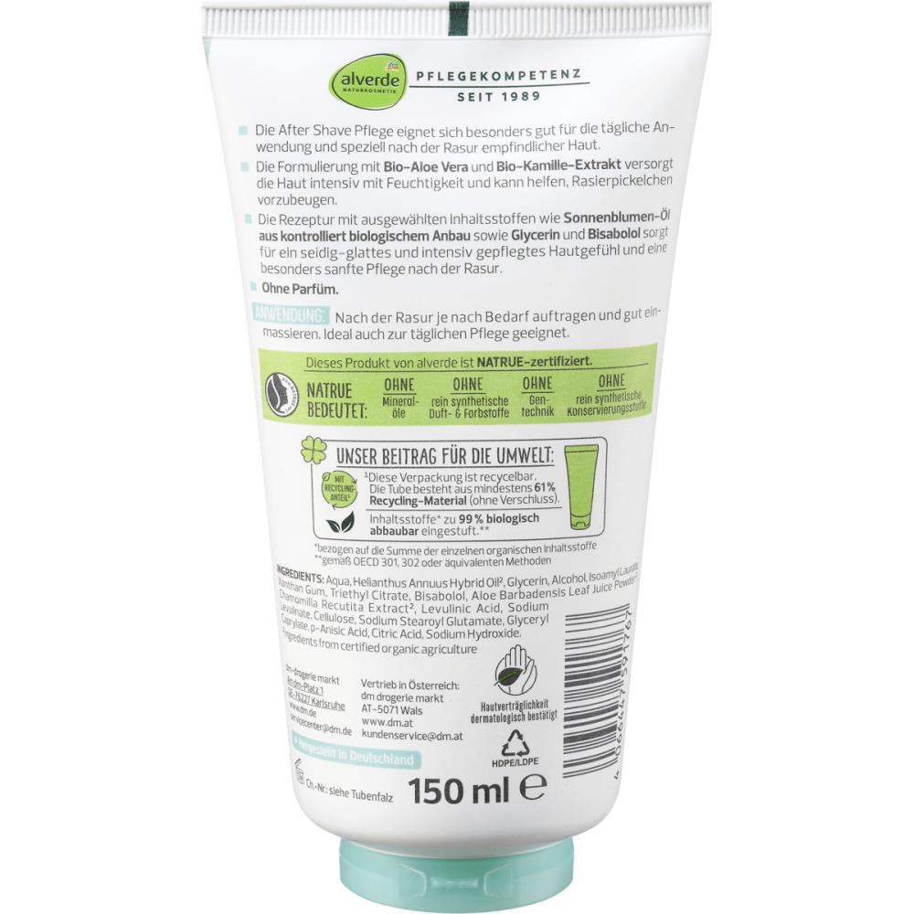 DM Alverde Alverde Sensitive Balsam pielęgnacyjny po goleniu 150 ml
