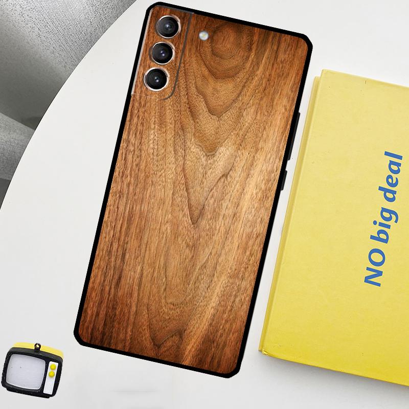Oak Wood Texture Pattern Phone Case For Samsung Galaxy S25 Ultra S20 S21 S22 S23 Plus S24 Ultra S9 S10 S25 FE Cover