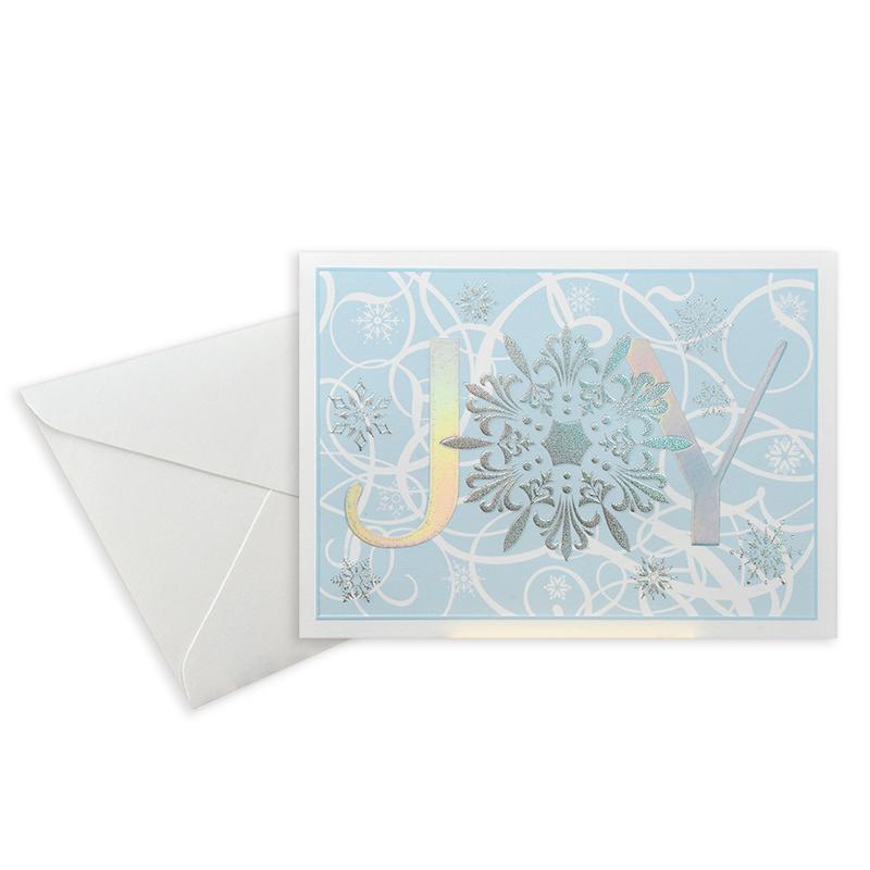 Custom Christmas & Thanksgiving Greeting Card: Creative Folded Hot Stamping Design