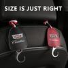1 PZ Appendi Gancio Portaoggetti per Poggiatesta Sedile in Pelle Auto Per Cadillac Escalade Deville DTS ATS BLS CT4 CT6 CTS EXT SLR SRX XLR XT4