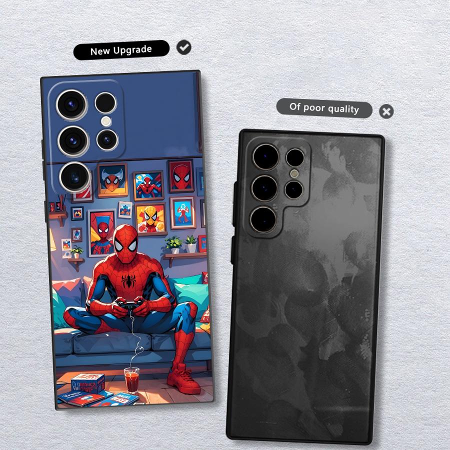 Funda Phone Cover Case for Samsung Galaxy S26 S10 S9 S25 Ultra S20 Note 20 Ultra 8 9 10 S23 S21 FE S24 Plus Marvel Spider Man