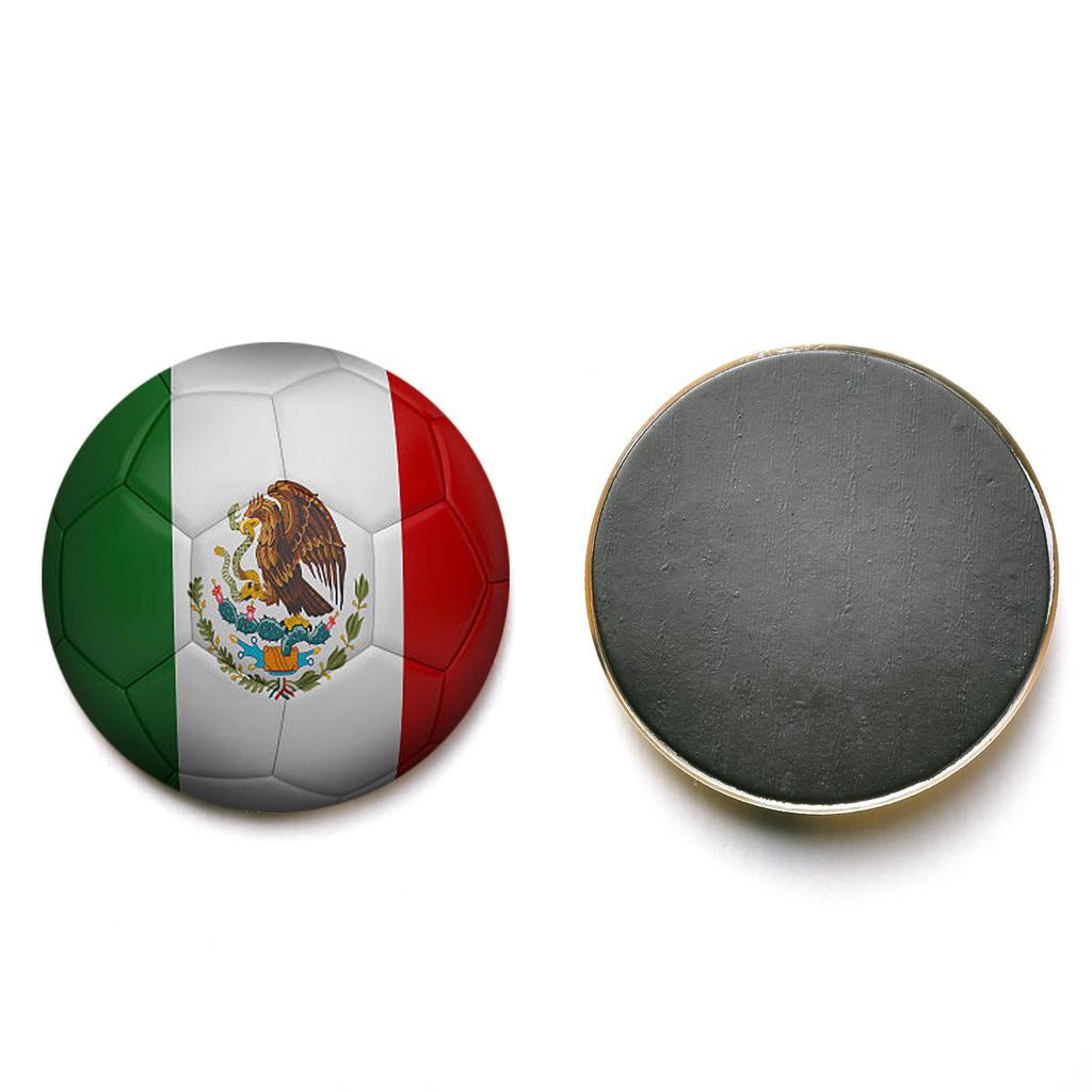 Countries Flag Russia Germany France Spain England Belgium Portugal 30mm Crystal Glass Fridge Magnets Decor