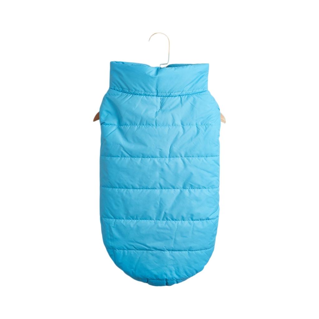 Button Winter Dog Vest With Integrated Keep Warm Fleece Back Zipper For Small Medium Dog