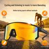 QY-Pro1 Smarte Outdoor-Radsportbrille mit UV-Schutz, Musik- und Anruffunktionen für Wandern, Skifahren und Angeln