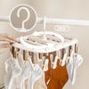Sock clip drying rack household multi-clip balcony drying sock artifacts multi-function anti-slip hanging sock storage clamp new