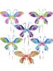 100cm×74cm Colorful Butterfly Wing Balloon For Children's And Boys' Happy Birthday Decoration Theme Party Aluminum Foil Balloons