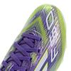 Adidas Junior F50 League Soccer Sizes Boys and Purple Lemon HG/AG Cleats, 17-24.5cm, Girls, NIL81, Rush/Footwear White/Lucid (JH7752), 21.5cm