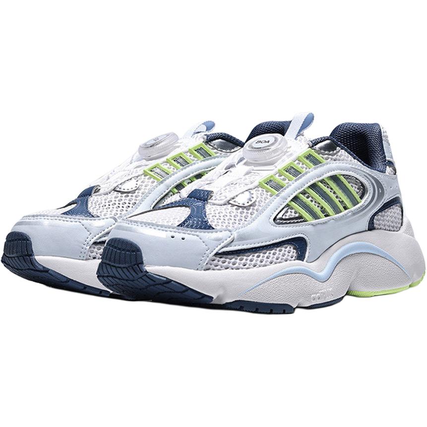 Adidas Originals Ozmillen Boa J Comfortable Versatile Low-Top Casual Shoes Unisex sneakers Blue White Green KJ6654