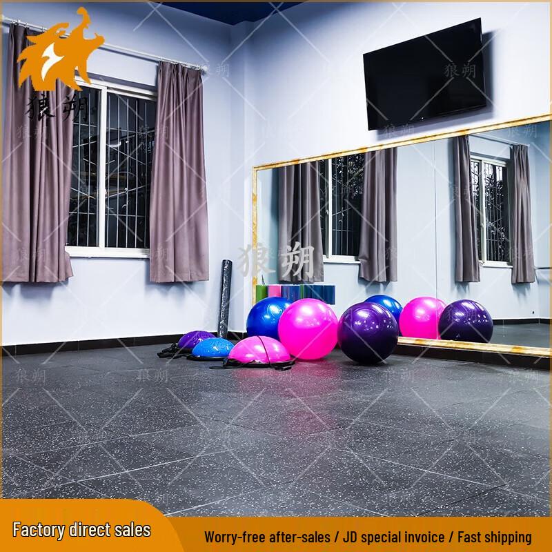 Langshuo Interlocking Rubber Gym Floor Tile