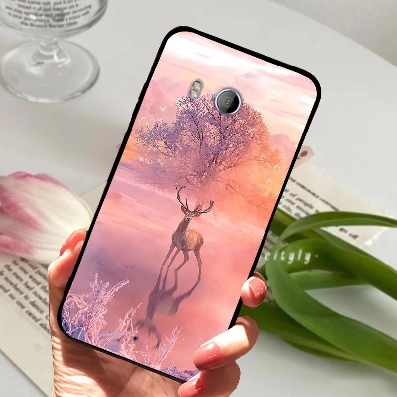 For HTC U11 + Case Soft Silicone Back Cover Phone Case for HTC U12 LIFE / U11 Plus U 11 Bumper Coque HTV33 Shockproof Funda