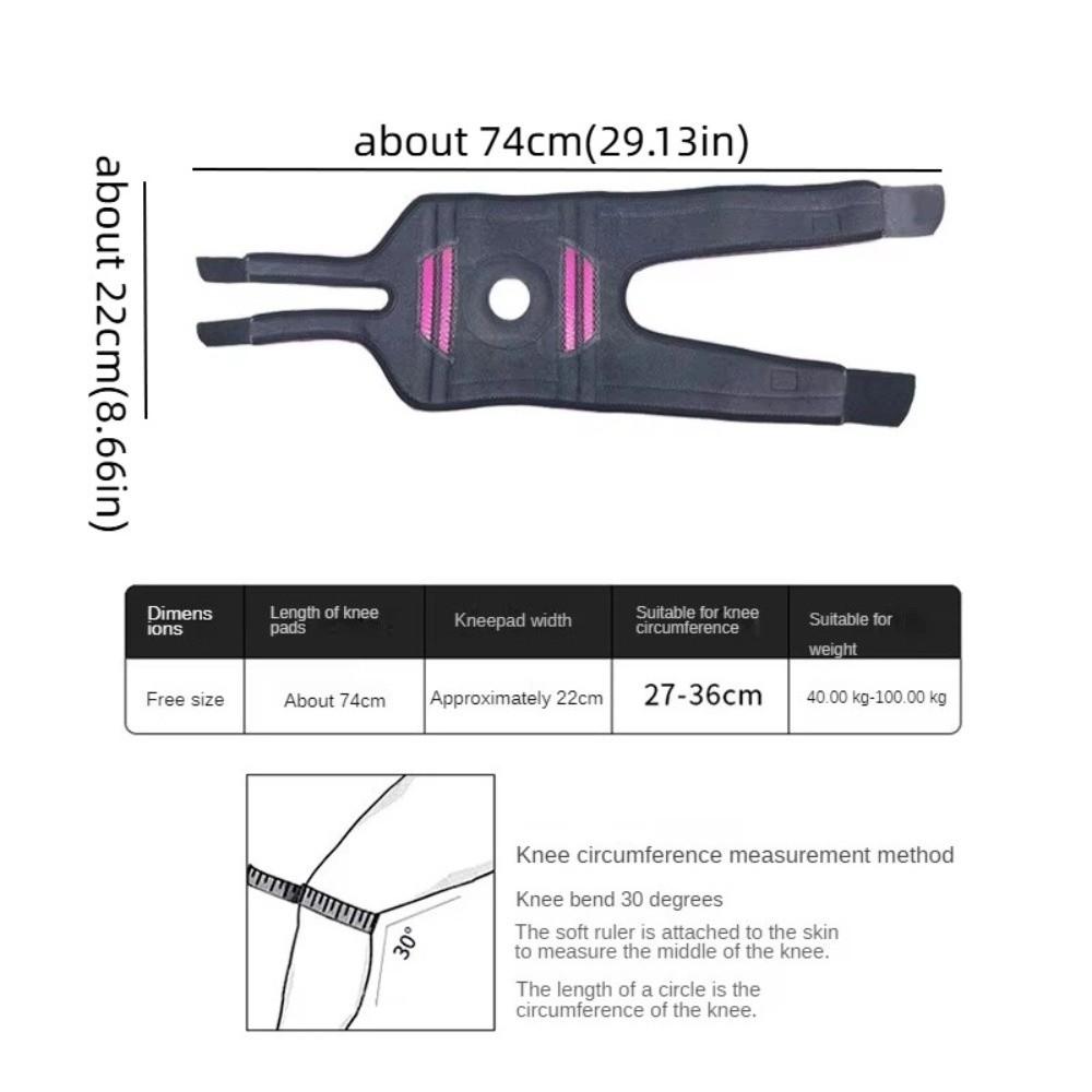 Breathable Adjustable Kneepad Non-slip Knee Pad Elastic Knee Brace  Gym