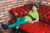 Clearstone Halloween Fantasy Boy Cosplay Green Costume, 100cm,