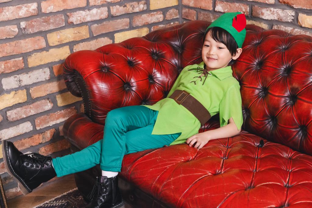 Clearstone Halloween Fantasy Boy Cosplay Green Costume, 100cm,